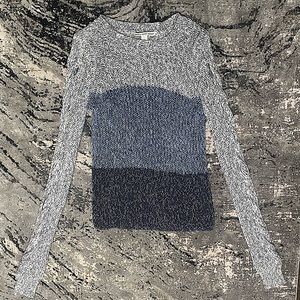 Cotton by Autumn Cashmere Color Block Sweater Sz XS